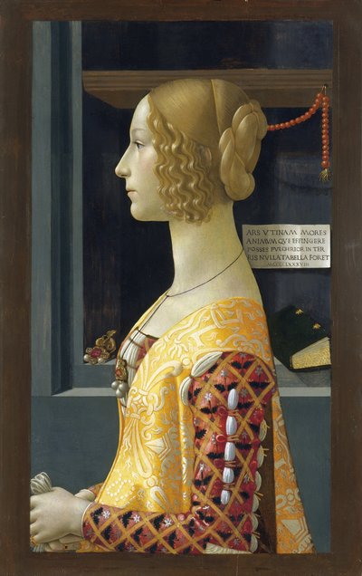 Porträt von Giovanna Tornabuoni von Domenico Ghirlandaio